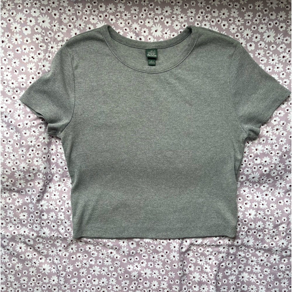 Ribbed Knit Crop Top